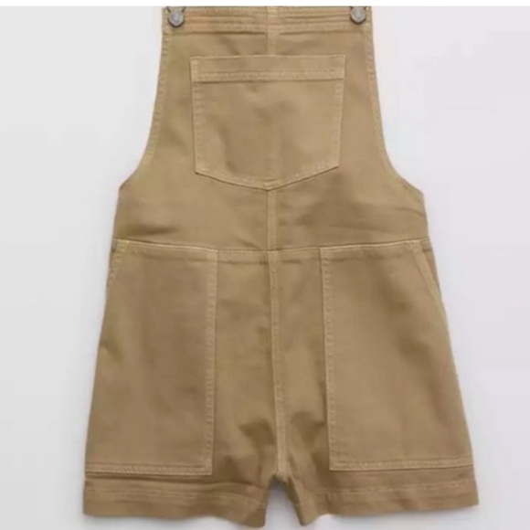 Aerie Tan Overalls - Picture 6 of 6